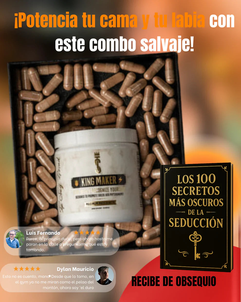 King Maker, suplemento anabólico 13 en 1