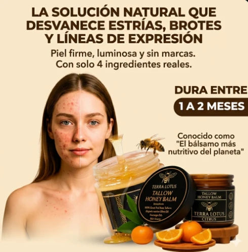 TALLOW HONEY BALM ® – Hidratación profunda, reparación natural y suavidad duradera para tu piel