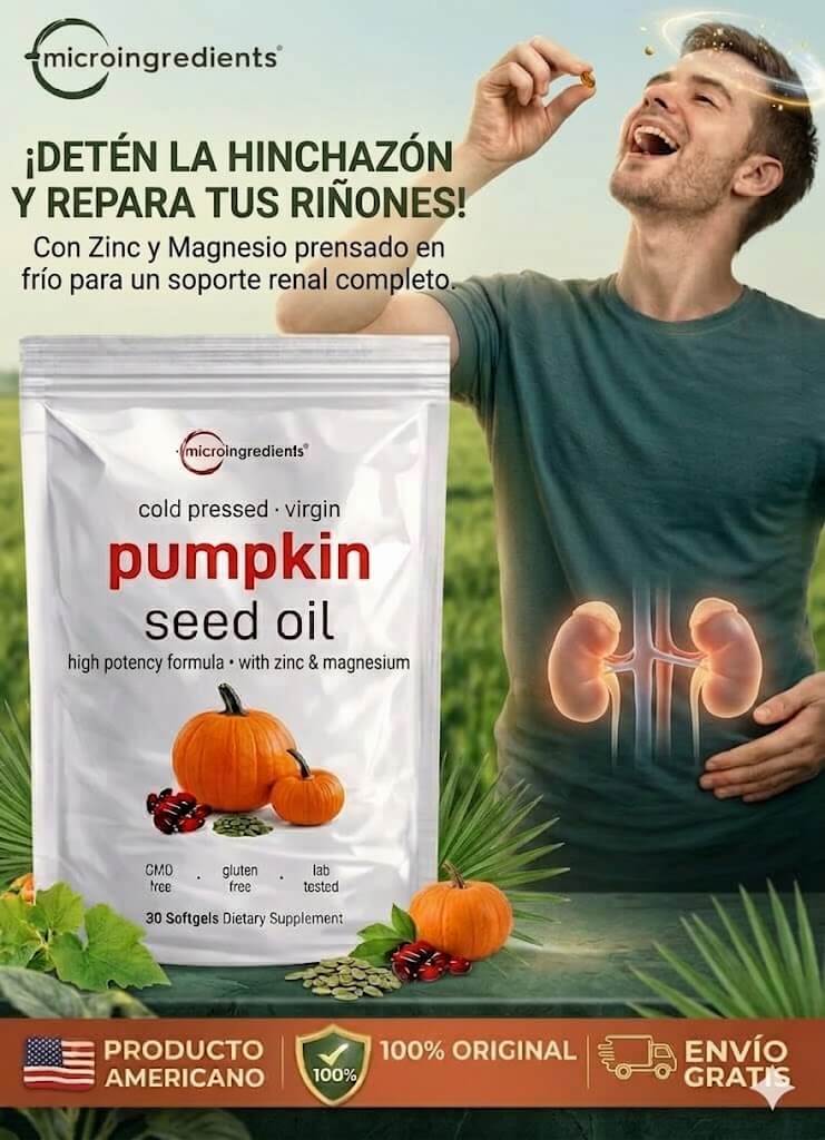 Pumpkin Seed Oil: La Solución Definitiva para los Tobillos Hinchados y la Orina Espumosa