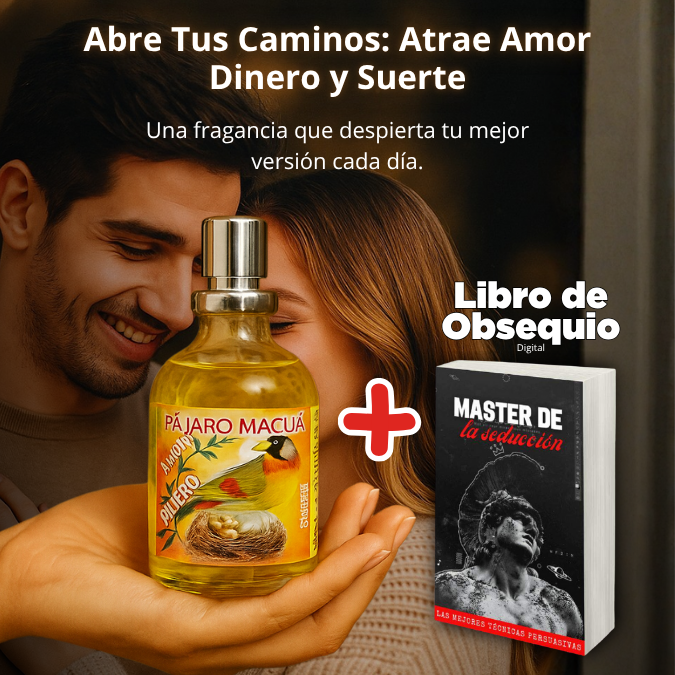 Perfume Del Pájaro Macuá - Atrae Abundancia Amor y Prosperidad.