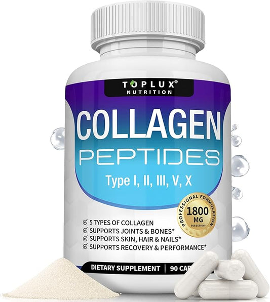 Toplux Collagen 1800 mg – Cuando tu piel se ve cansada y tu cuerpo ya no responde igual