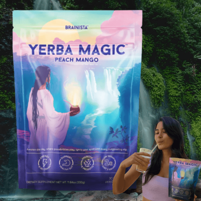 Yerba Magic | Té Instantáneo De Yerba Mate En Polvo Bajo en azúcar, repleto de prebióticos y probióticos