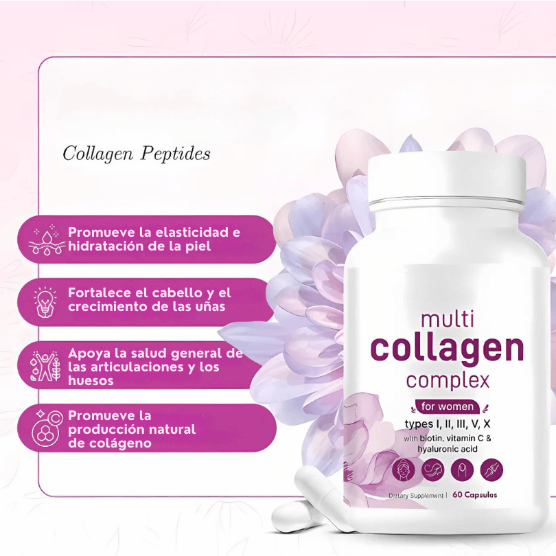 Multi Collagen Peptides® Tu aliado para una piel radiante y juvenil