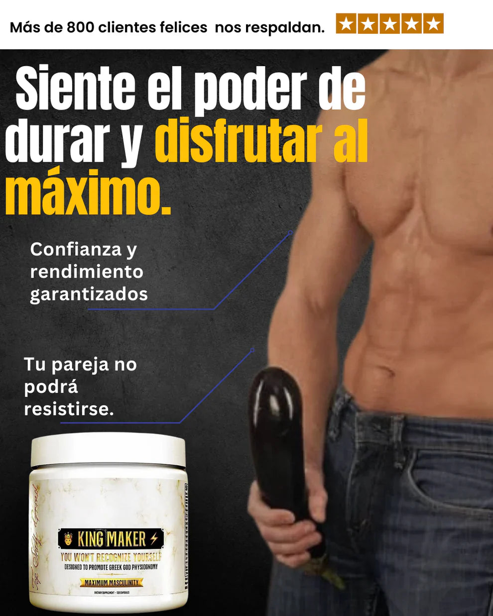 King Maker, suplemento anabólico 13 en 1