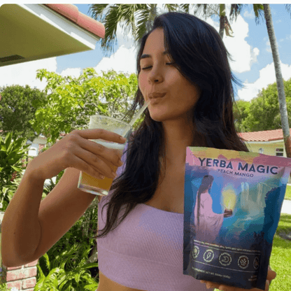 Yerba Magic | Té Instantáneo De Yerba Mate En Polvo Bajo en azúcar, repleto de prebióticos y probióticos