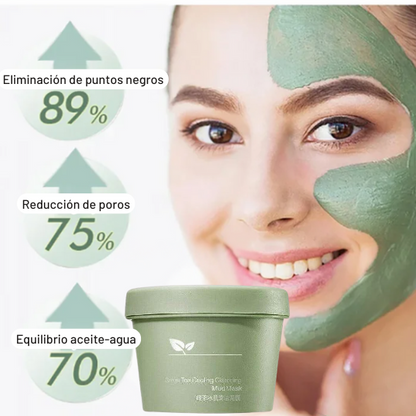 TeaPur™ - Mascarilla de Té verde Para Una Piel Más Hidratada y Rejuvenecida
