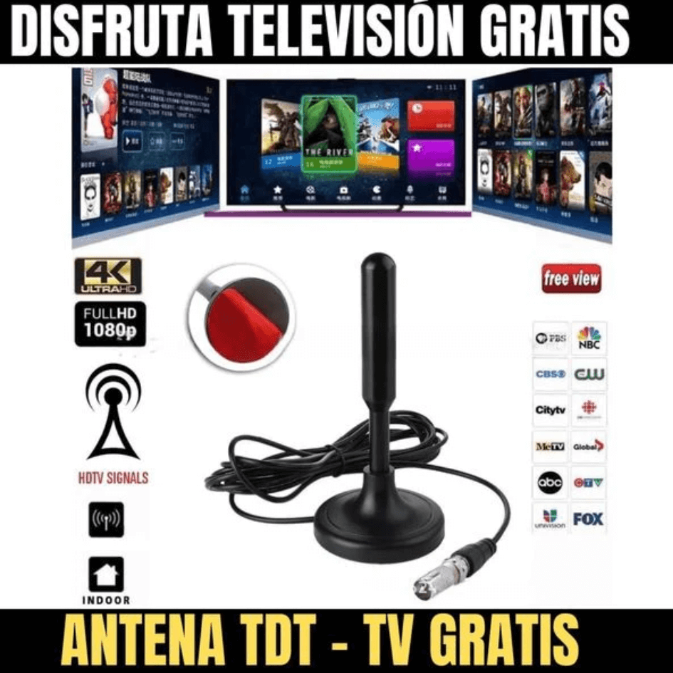 YSMART™ – Antena TDT | TV Digital Ultra HD | Canales Gratis