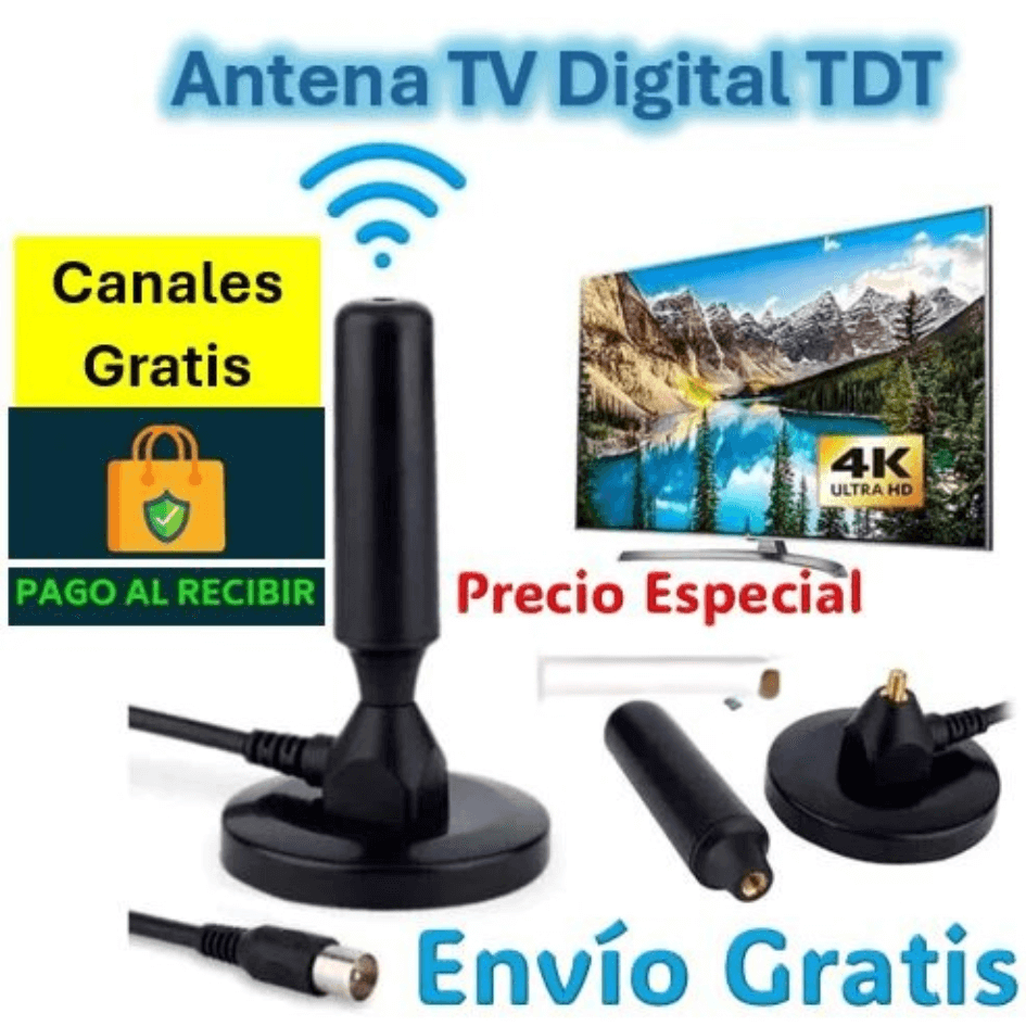 YSMART™ – Antena TDT | TV Digital Ultra HD | Canales Gratis