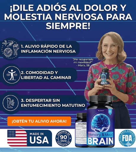Memory Brain™- Formula pensada para la salud nerviosa y el descanso