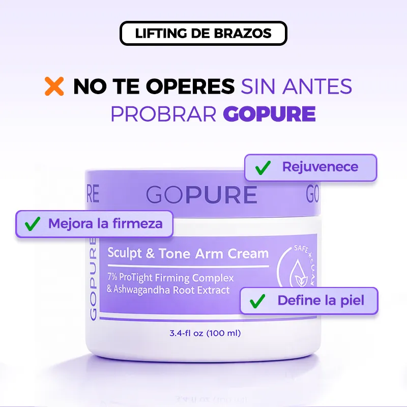 Crema Gopore Esculpidora y Tonificadora Para Brazos