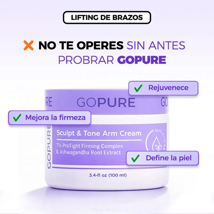 Crema Gopore Esculpidora y Tonificadora Para Brazos