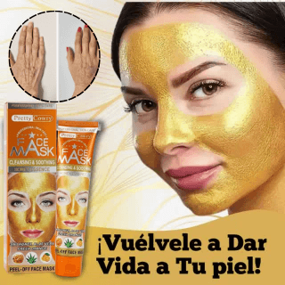 Golden Mask®- Mascarilla Para Una Piel Más Hidratada y Rejuvenecida Libre De Arrugas