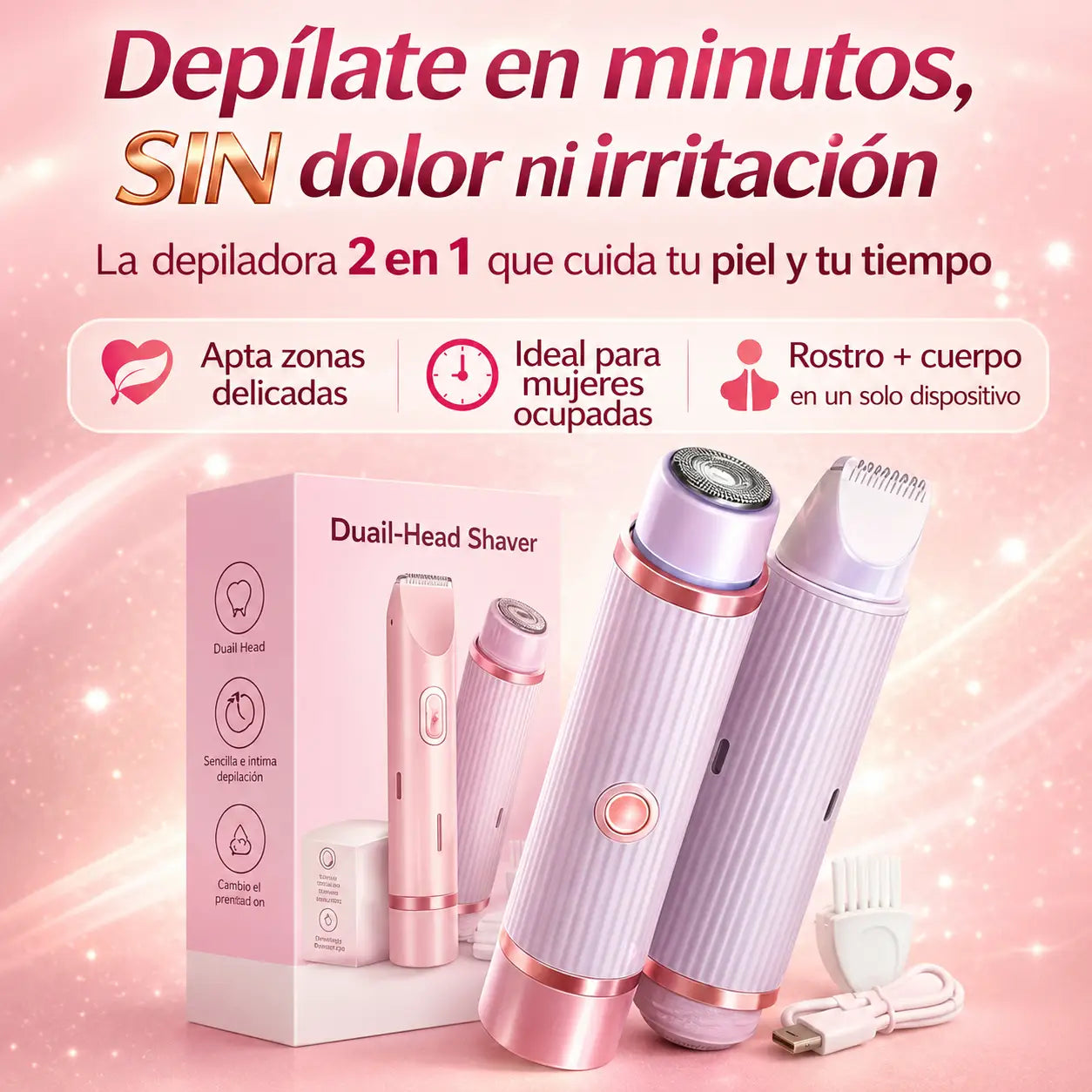 EpiLux® — Depílate sin ardor ni puntitos rojos, hasta en las zonas más sensibles.