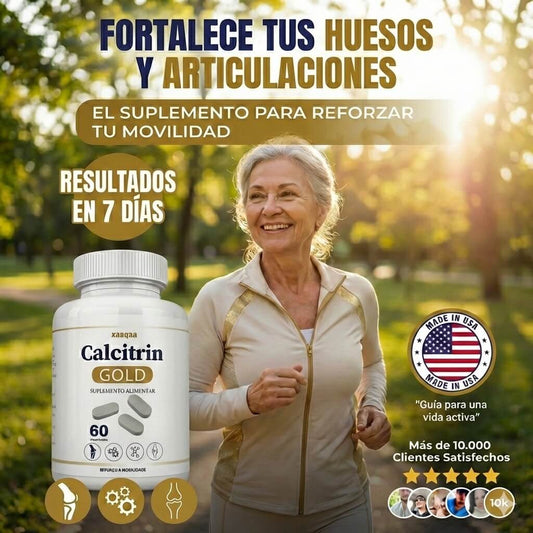 CALCITRIN GOLD - Cápsulas que desinflaman y fortalecen las articulaciones.